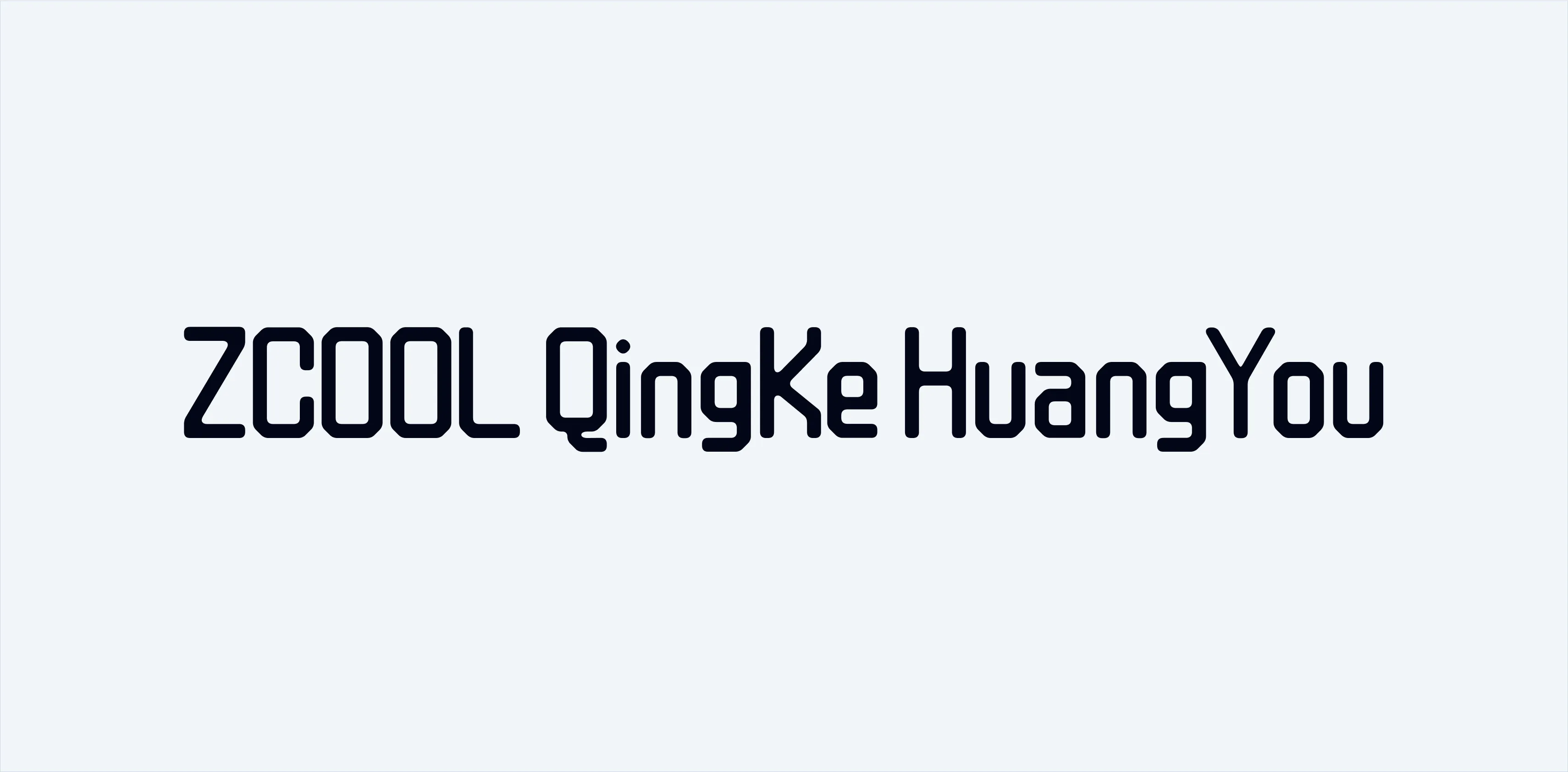 ZCOOL QingKe HuangYou Font