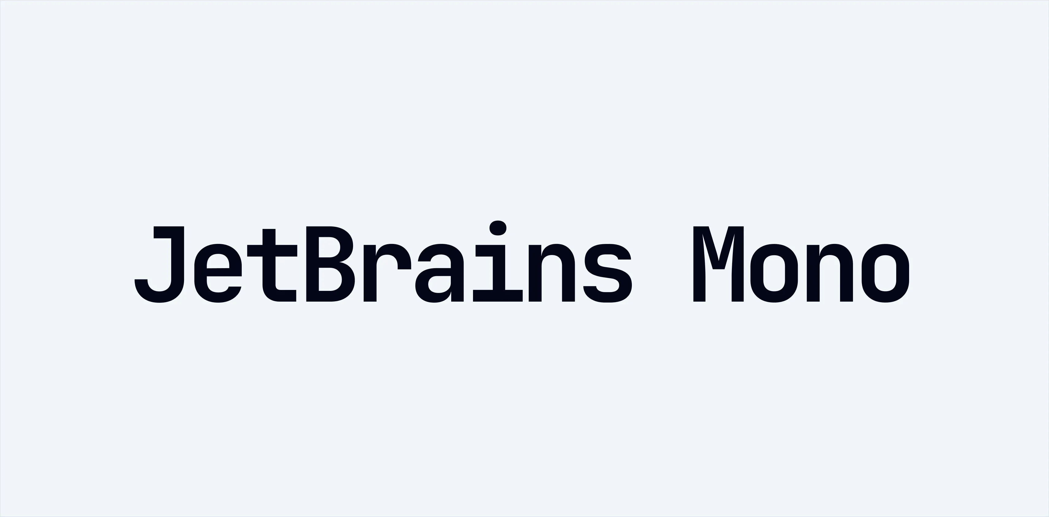 JetBrains Mono Font